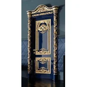 Casa Padrino luxury baroque apartment door royal blue/gold - Magnificent solid wood door with frame - Luxury furniture in baroque style - Baroque furniture - Hotel furniture - Baroque furnishings