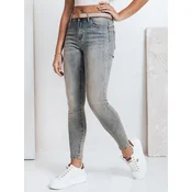 Jeansy damskie skinny push up niebieskie Dstreet