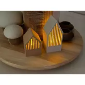 Aberto Design Set Dekorativnih figura, 2 komada, Krem