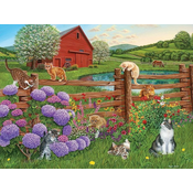 Cobble Hill Puzzle Mačke na kmetiji XL 275 kosov