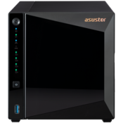ASUSTOR NAS AS3304Tv2 Drivestor4 Pro Gen2 4x 3.5 - 1x 2.5Gbe Realtek QuadCore RTD1619B 1.7GHz 2GB single PSU desktop