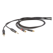 DH profesionalni stereo kabel 2xJ6,3-2xRCA DHS535LU3 3M