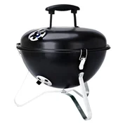 ProGarden Prenosni žar na oglje s pokrovom 37 cm črn KO-C83000390