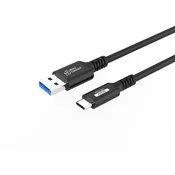 MicroConnect Kabel USB-C - USB-A 0,15m, 10Gbps, 60W