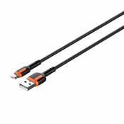 LDNIO usb - micro usb kabel ldnio ls532 2m (sivo-oranžen)