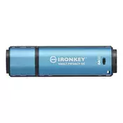 USB DISK KINGSTON IRONKEY 64GB VAULT PRIVACY 50, 3.2 Gen1, kovinski, strojna zaščita