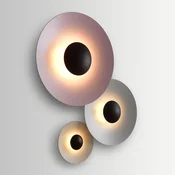 MARSET Ginger 20C LED-stenna svetilka O20 cm, kamnito siva - Dnevna soba/jedilnica - Dizajn - Kovina