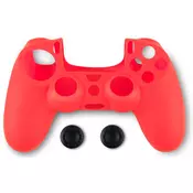 Spartan Gear Controller Silicon Skin Cover & Thumb Grips Red