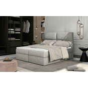 Boxspring postelja Amber - 160x200 cm
