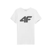 4F Majice bela XXL 4FAW23TTSHM087710S