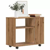 Vidaxl vidaXL Stranska mizica Artisan hrast 70x35x55 cm Material na osnovi lesa