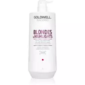 GOLDWELL balzam za blond lase Dualsenses Blondes & Highlights (nevtralizira rumene odtenke), 1000ml