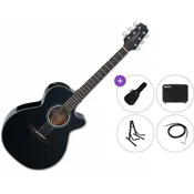 Takamine GF30CE-BLK Premium SET Black Elektro-akusticna jumbo