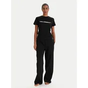 KARL LAGERFELD Pižama B1W45004 Črna Regular Fit
