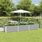 Sadilica Svijetlo siva 290 x 50 x 45 cm Cinkani celik