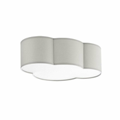Dečije plafonsko svetlo CLOUD MINI 2xE27/15W/230V sivo