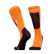 Uphillsport HALLA Alpine Ski PRO 4-plastne smučarske merino nogavice L3 DRYFLEX - ORANŽNA - 35-38