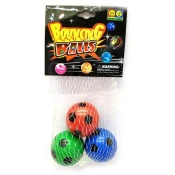 Hop žoga nogometna set 3 kos 6 cm