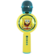 OTL Brezžični karaoke mikrofon OTL POPSING LED LIGHT UP SPONGEBOB, (5000142593)