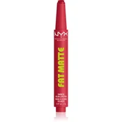 NYX Professional Makeup Fat Matte balzam za ustnice z mat učinkom Flamingo Feather 2 g