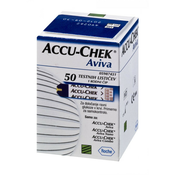 ACCU-CHEK AVIVA TESTNI LISTIČI ZA GLUKOZO, 50 LISTIČEV