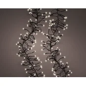 Lumineo Lampice za jelku, 7 m, 768 lampica, Cluster spoljne LED, Svetlo toplo belo, 8 funkcija