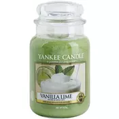 Yankee Candle Vanilla Lime Mirisna svijeća 623 g Classic velika