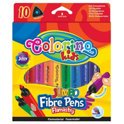 Colorino JUMBO trikotni označevalniki 10 barv