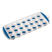 Tray for preparing ice cubes, 28 x 12 cm, silicone, blue  - Colourwork