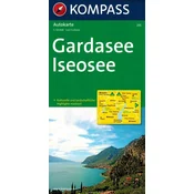 Gardsko jezero/Gardsko jezero 1:125.000. Avtomobilski in turistični zemljevid 335.