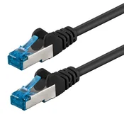 Omrežni kabel Neutralle Cat.6a S/FTP - RJ45 moški–RJ45 moški, 50 m, črn