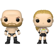 FUNKO Funko pop! WWE: Rousey in Triple H & Rousey H - Zbirka vinilne figure, (20856317)