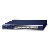 PLANET GS-5220-16S8CR network switch Managed L2+ Gigabit Ethernet (10/100/1000) 1U Blue