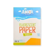 Dekorativni papir A4 fluorescentno oranžen 250 g, komplet 10 kosov