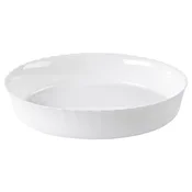 FISKTÄRNA Pekač za pito, bela, 28 cm