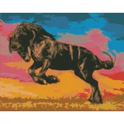 Rayher. Diamantni mozaik, Majestic mustang, 40x50 cm