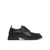 Tommy Hilfiger Nizki čevlji Corporate Casual Lth Deck Shoe FM0FM05979 Črna