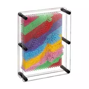Northix 3D Pinart okvir akrilno steklo plastični zatiči igra