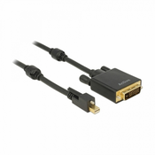 DELOCK Delock kabel DisplayPort mini-DVI 3m aktivni 4K vgradni 83727, (21028047)