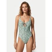 Roxy Kopalni kostum Wildside Paisley ERJX103810 Zelena