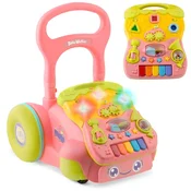 Ricokids Izobraževalna hojica z glasbo 2 v 1 RK-744 roza