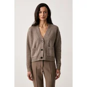 Weekend Max Mara Pletena jopica Filmato 2625346102 Rjava Regular Fit
