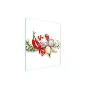 shumee STEKLENA DESKA ZA REZANJE 45x52 ZELENJAVA