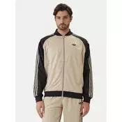 ADIDAS ORIGINALS Prijelazna jakna  bež / crna / vuneno bijela