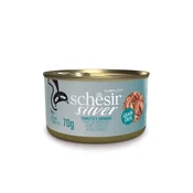 Schesir Silver Senior konzerva za macke - Tuna i skuša 70g
