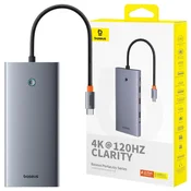 BASEUS Baseus Hub 13U1 Usb-C Na Hdmi Dp Vga C Usb Pd Rj45 Sd Tf 3.5Mm Za Racunalo