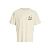 Jack & Jones Plus Majica JORVACATION  črna / bela