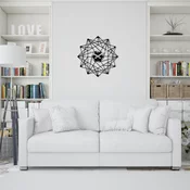 Atelier Del Sofa Zidni sat 48x48cm Crni