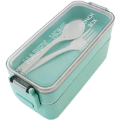 VERKGROUP Prenosna lunch box posoda za hrano 750ML + pribor zelena, (21226811)
