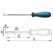 Odvijac TBI pljosnati 605TBI 0.4 x 2.5 UNIOR